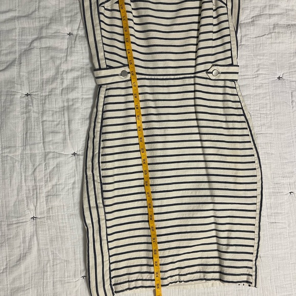 Banana Republic Blue and White Striped Bodycon Dress - Picture 6 of 6